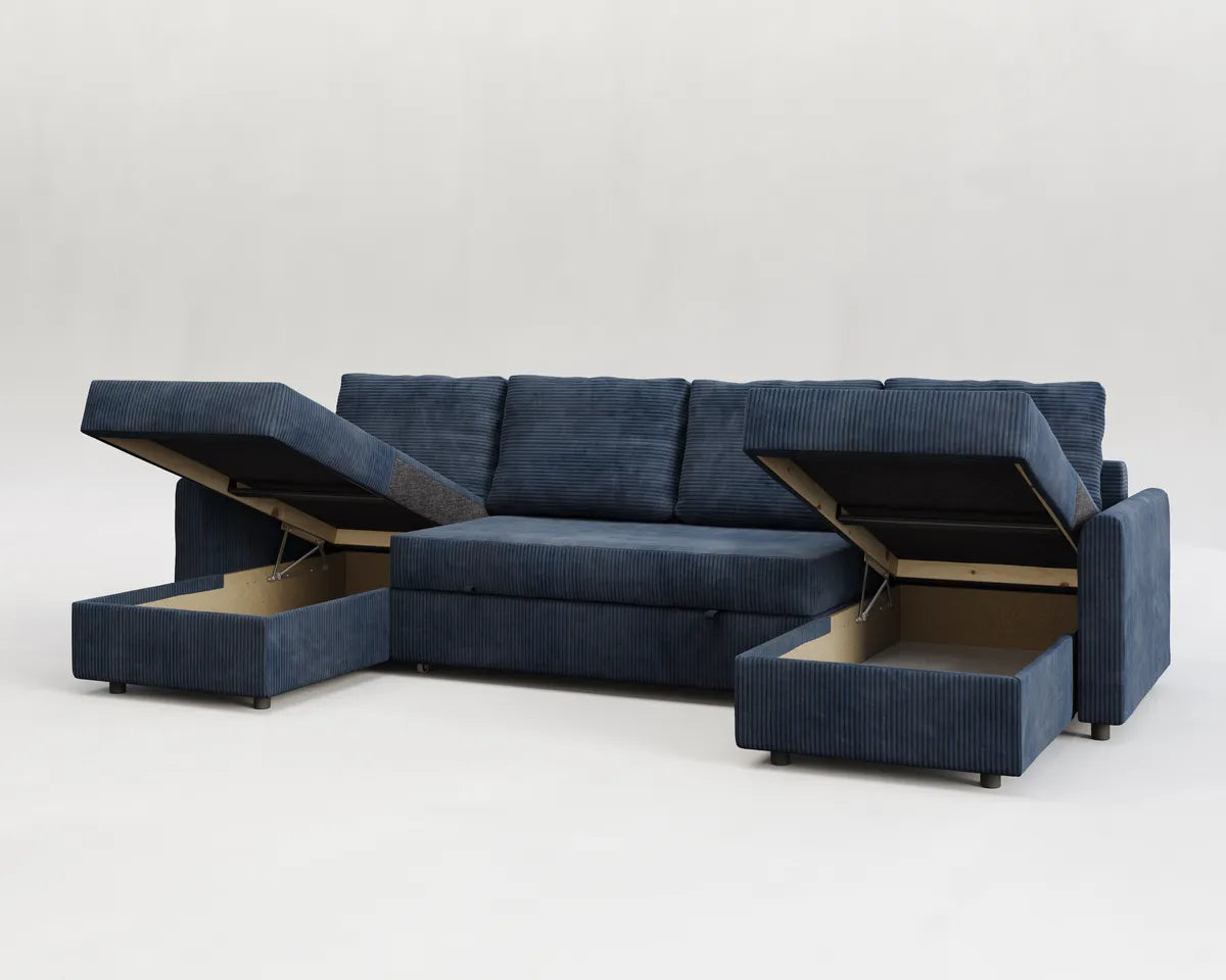 Otto Panoramic Chaislongue Bed Sofa